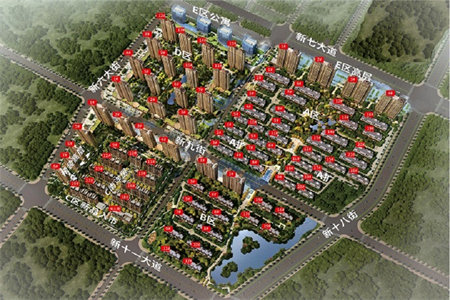 恒大翡翠华庭两室两厅精装修南北通透采光